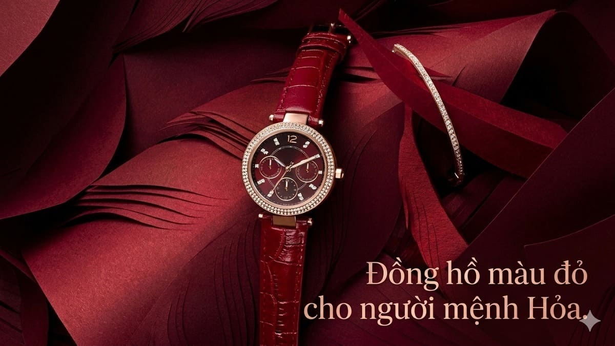 Người mệnh Hỏa hợp đồng hồ màu gì để thu hút may mắn