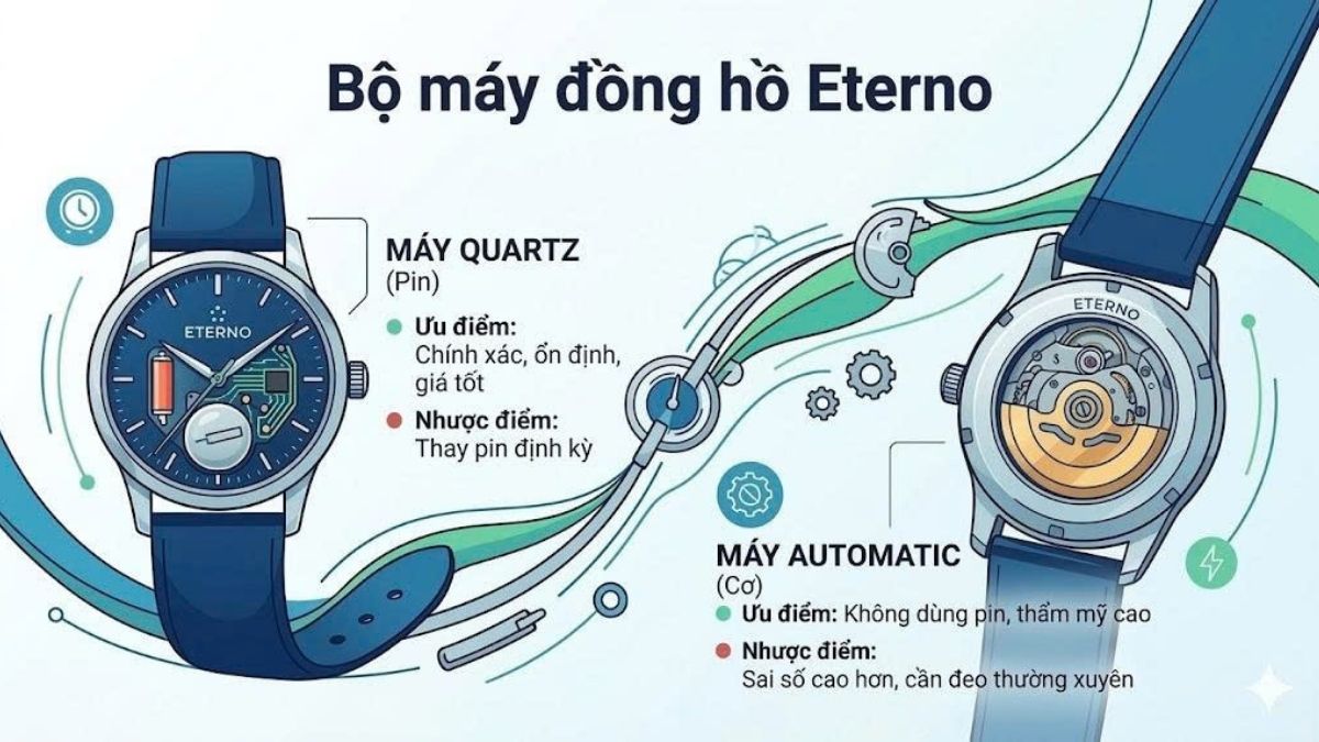 Bộ máy đồng hồ Eterno