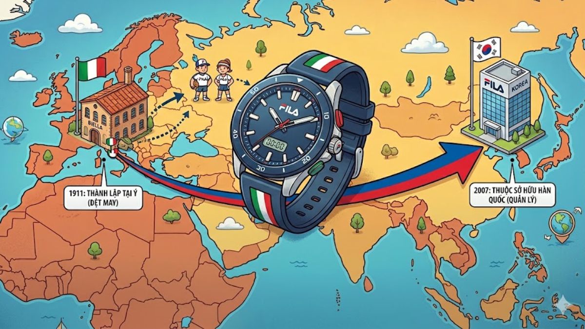 Đồng hồ FILA của nước nào?
