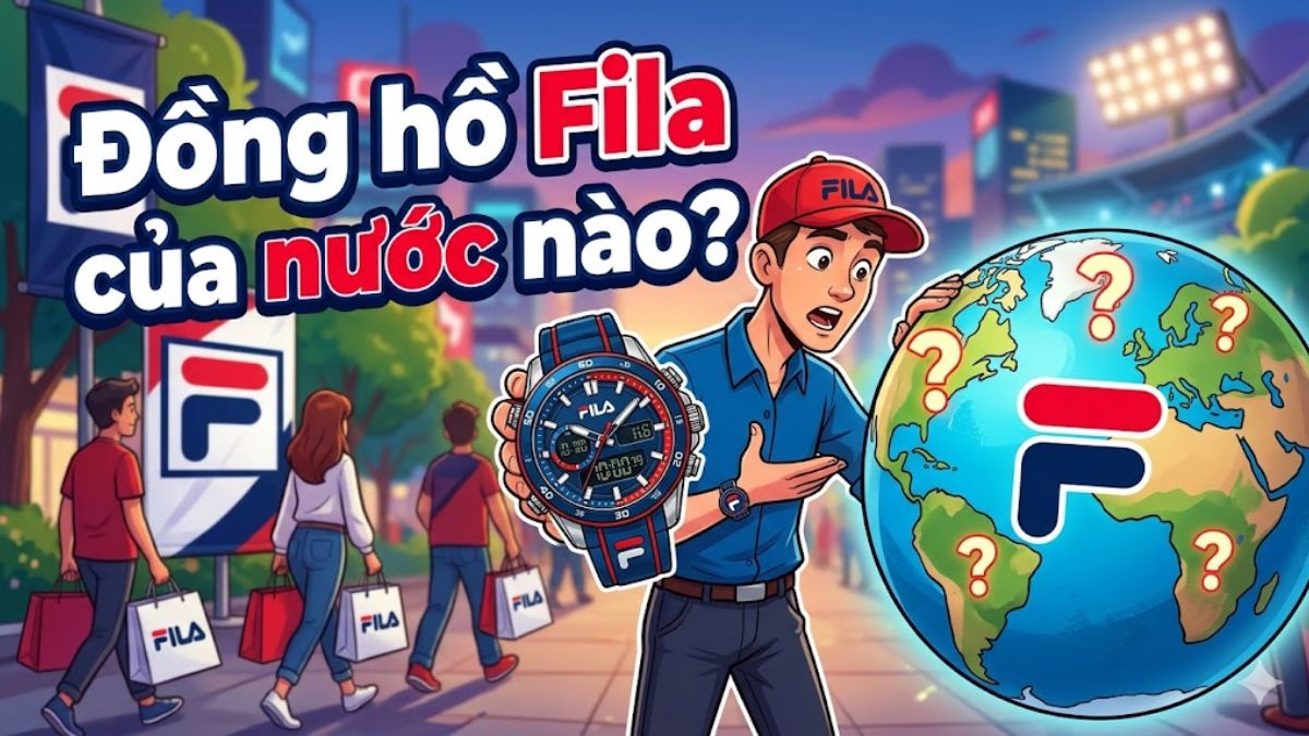 Đồng hồ FILA của nước nào? Đánh giá chất lượng và giá bán