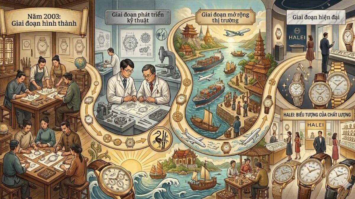 Lịch sử thương hiệu Halei