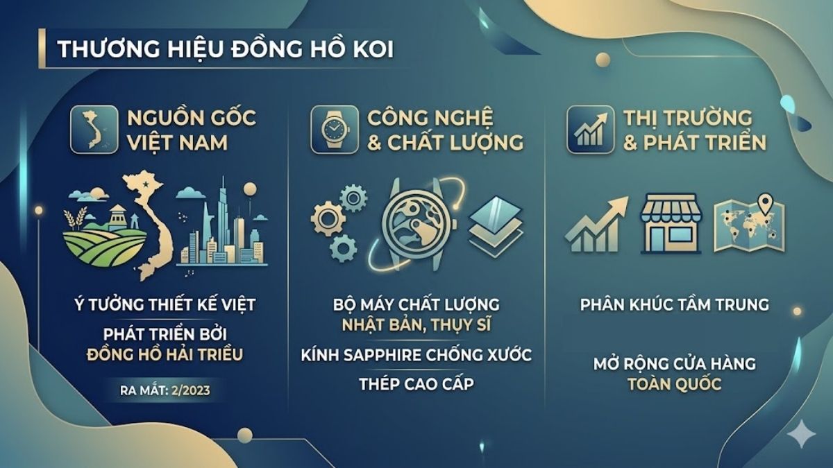 Hãng đồng hồ KOI của nước nào?