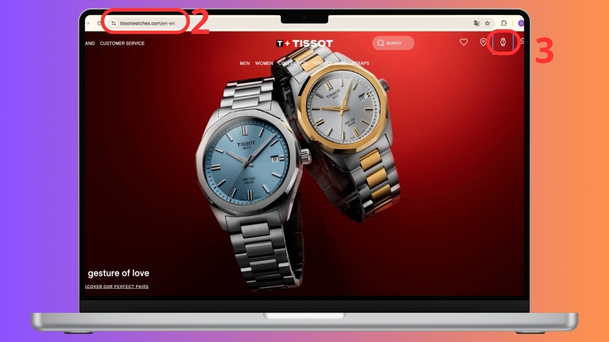 Cách nhận biết đồng hồ Tissot thật và giả qua website
