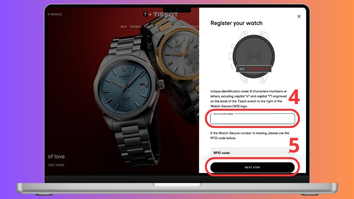 Cách nhận biết đồng hồ Tissot thật và giả qua website 1