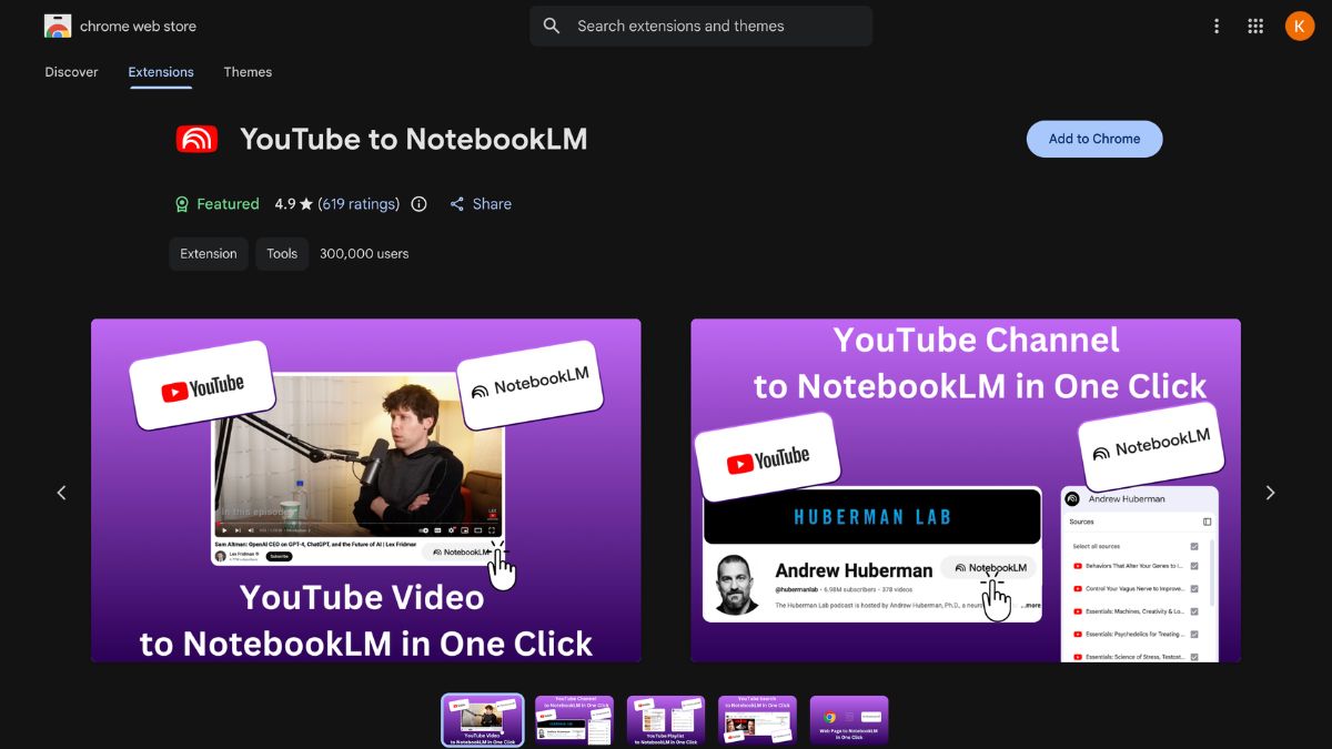 YouTube to NotebookLM
