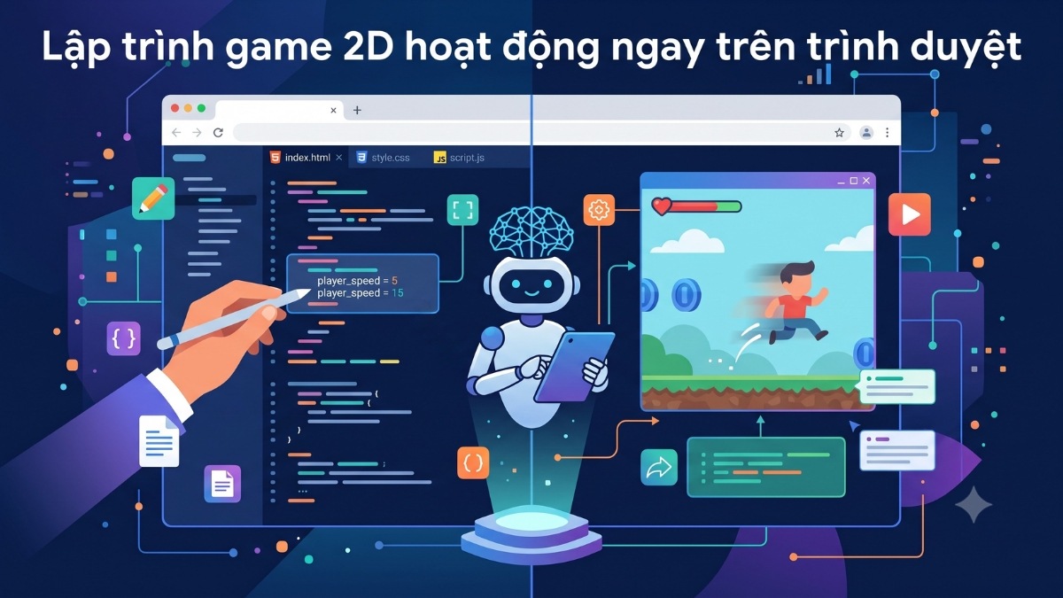 Lập trình game 2D hoạt động ngay trên trình duyệt