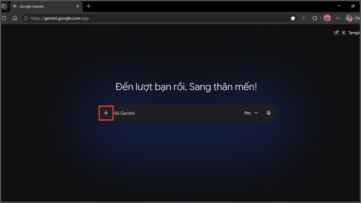 Khởi động Canvas và nhập Prompt vai trò bước 1