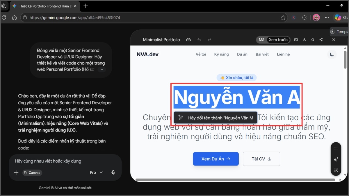 Tinh chỉnh cục bộ bằng cách bôi đen bước 1