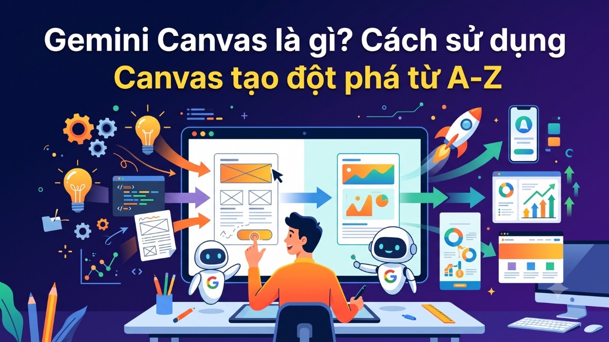 Gemini Canvas là gì? Cách sử dụng Canvas tạo đột phá từ A-Z 