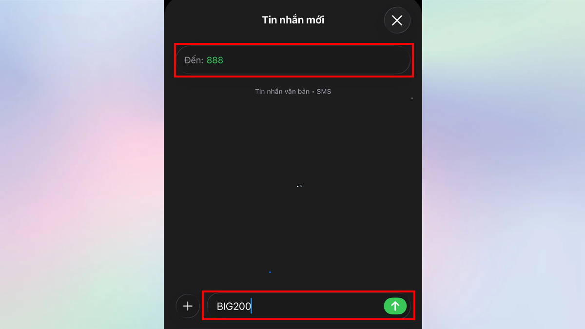 Đăng ký gói BIG200 qua tin nhắn SMS