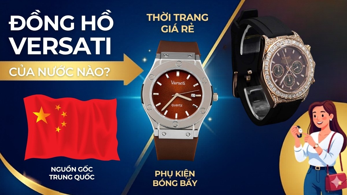 Đồng hồ Versati của nước nào?