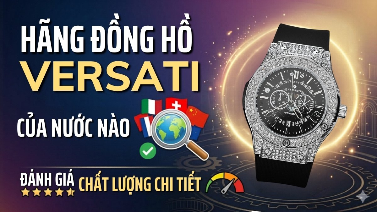 Hãng đồng Hồ Versati Của Nước Nào? Đánh giá chất lượng chi tiết