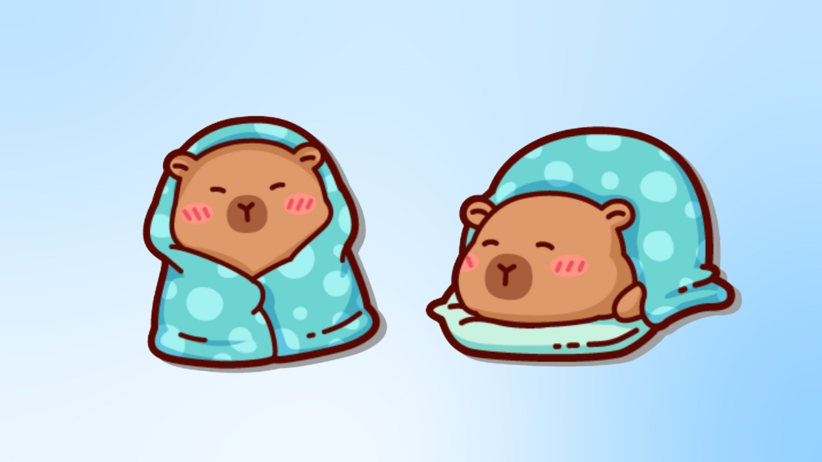 mẫu thay đổi con trỏ chuột cute capybara