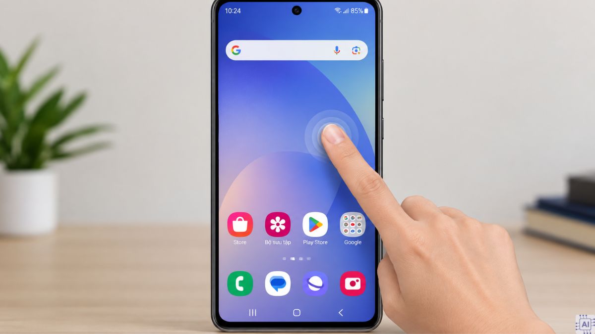 Cách đổi hình nền tĩnh và động trên Android bước 1