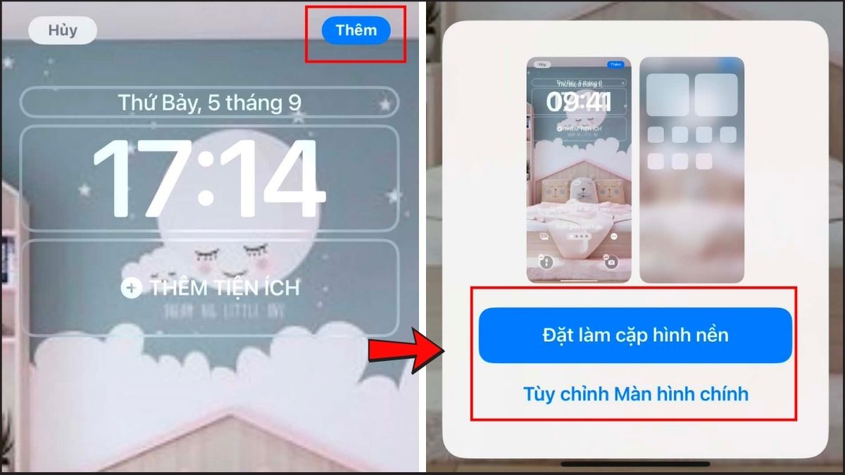 Hướng dẫn cài đặt hình nền trên iPhone bước 3