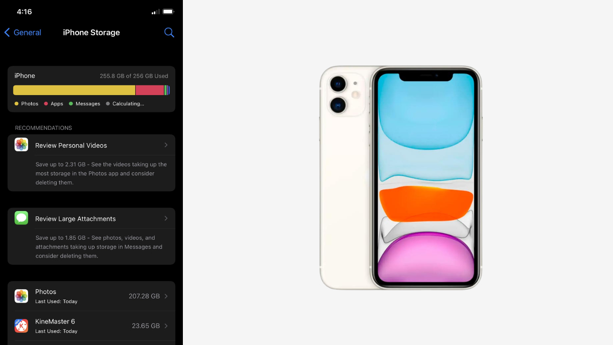 iPhone 11 256GB phiên bản cao nhất