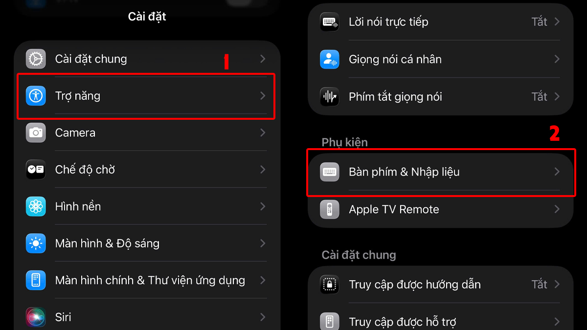 Tắt tính năng Full Keyboard Access để tắt ô vuông trên màn hình iphone 1