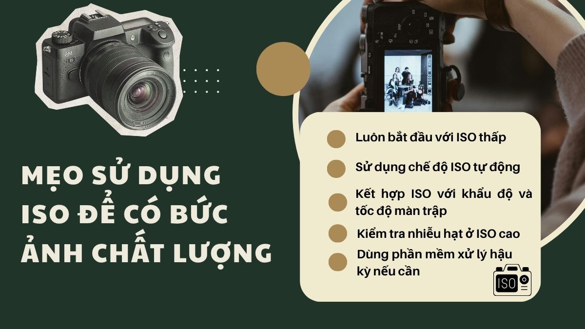 Mẹo sử dụng ISO để có bức ảnh chất lượng nhất