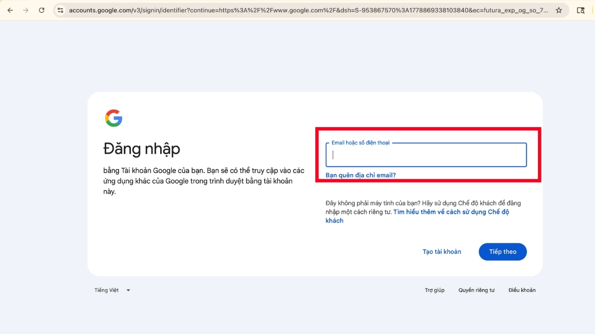Kết nối điện thoại với máy tính qua Google Drive bước 4