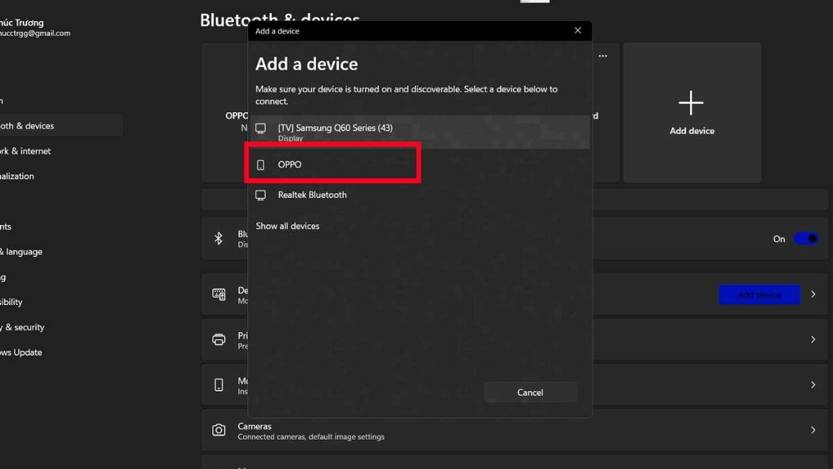 Kết nối điện thoại Android với máy tính qua Bluetooth bước 5