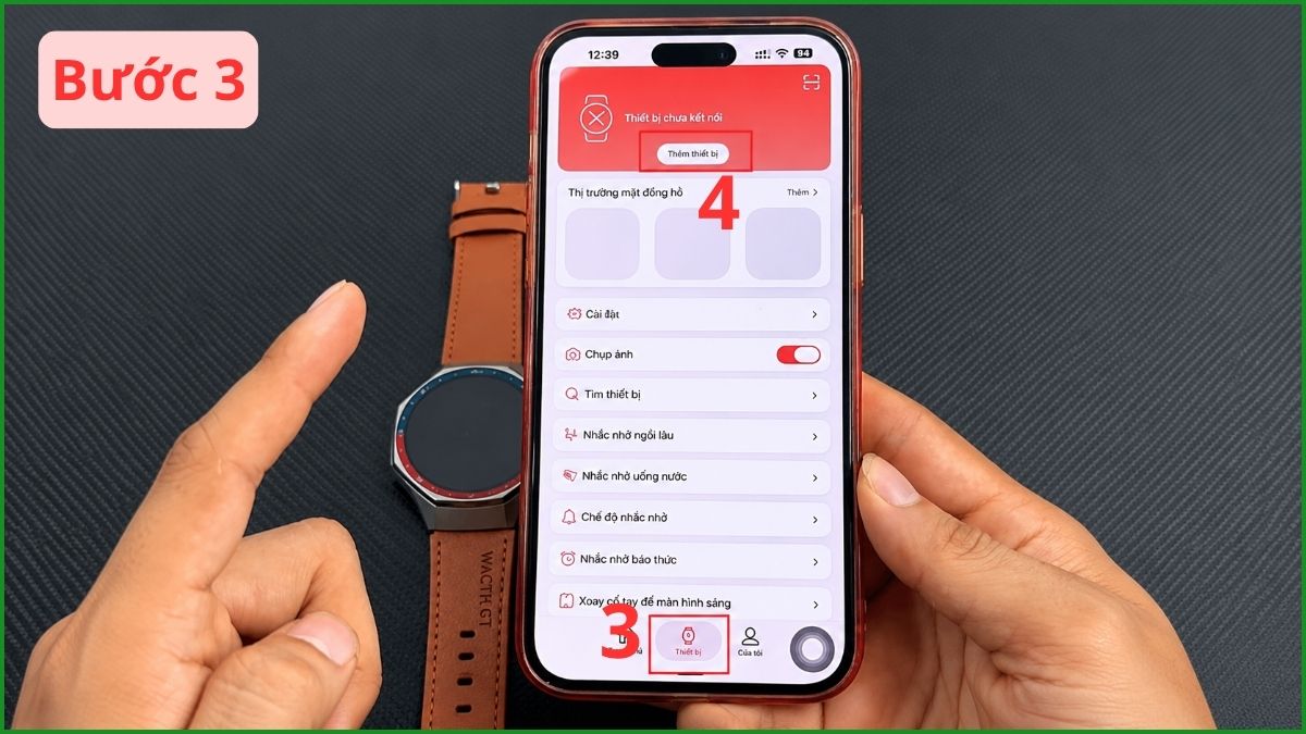 Cách kết nối đồng hồ thông minh khác với iPhone bước 3