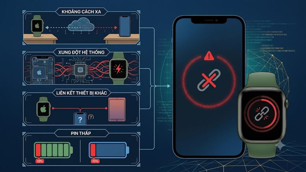 Vì sao đồng hồ thông minh không kết nối được với iPhone