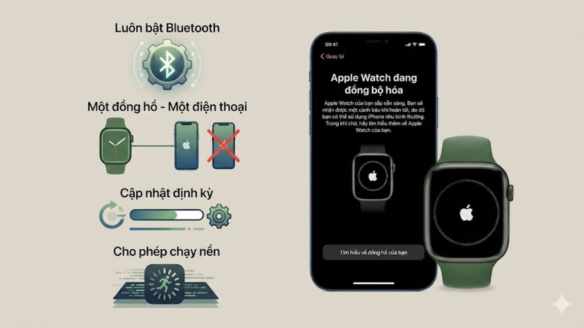Lưu ý để đồng hồ thông minh kết nối ổn định với iPhone 