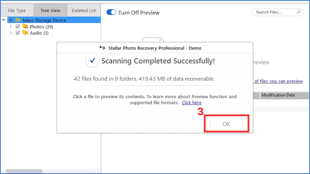 Cách sử dụng Stellar Photo Recovery bước 2