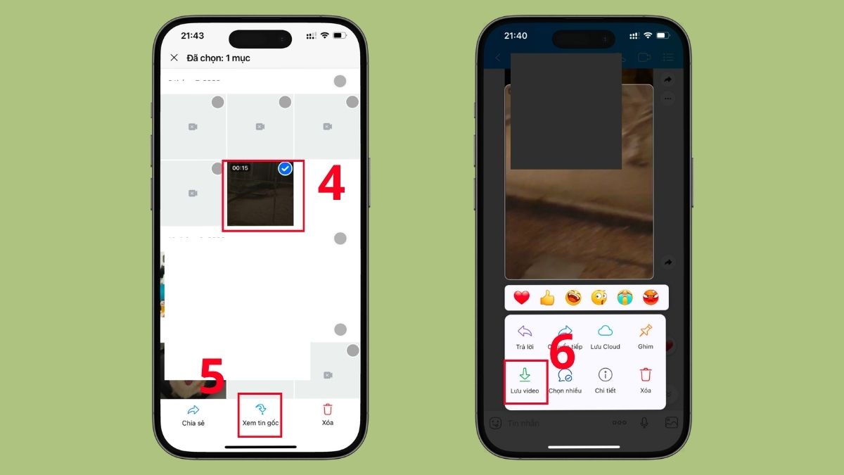 Khôi phục ảnh và video từ Zalo bước 2