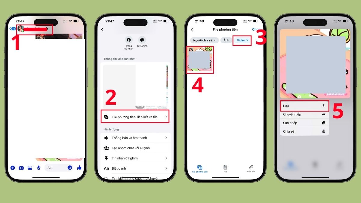 Khôi phục ảnh và video từ Messenger bước 1