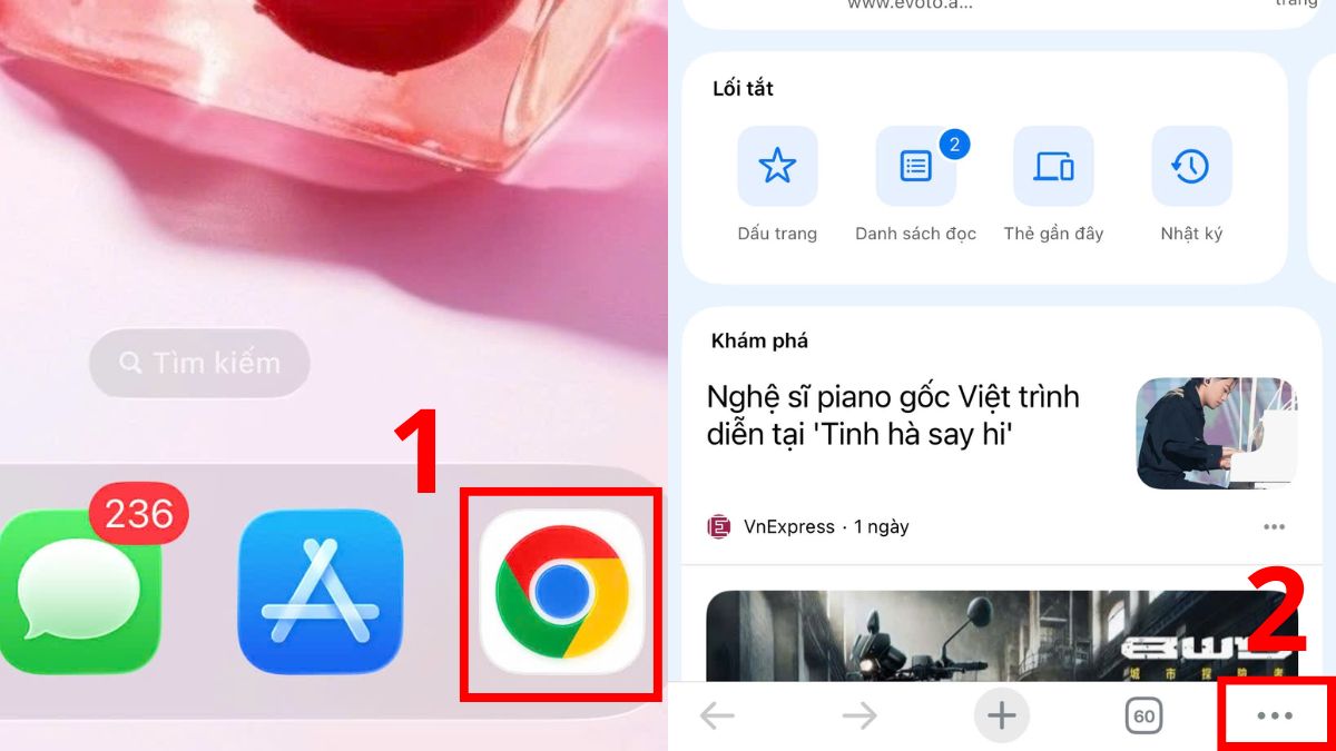 Xóa bộ nhớ cache và cookie của trình duyệt
