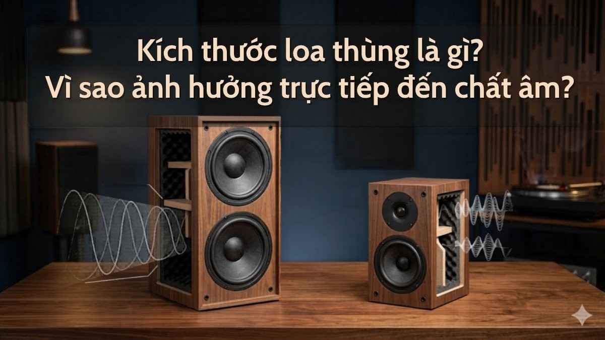 Kích thước loa thùng là gì