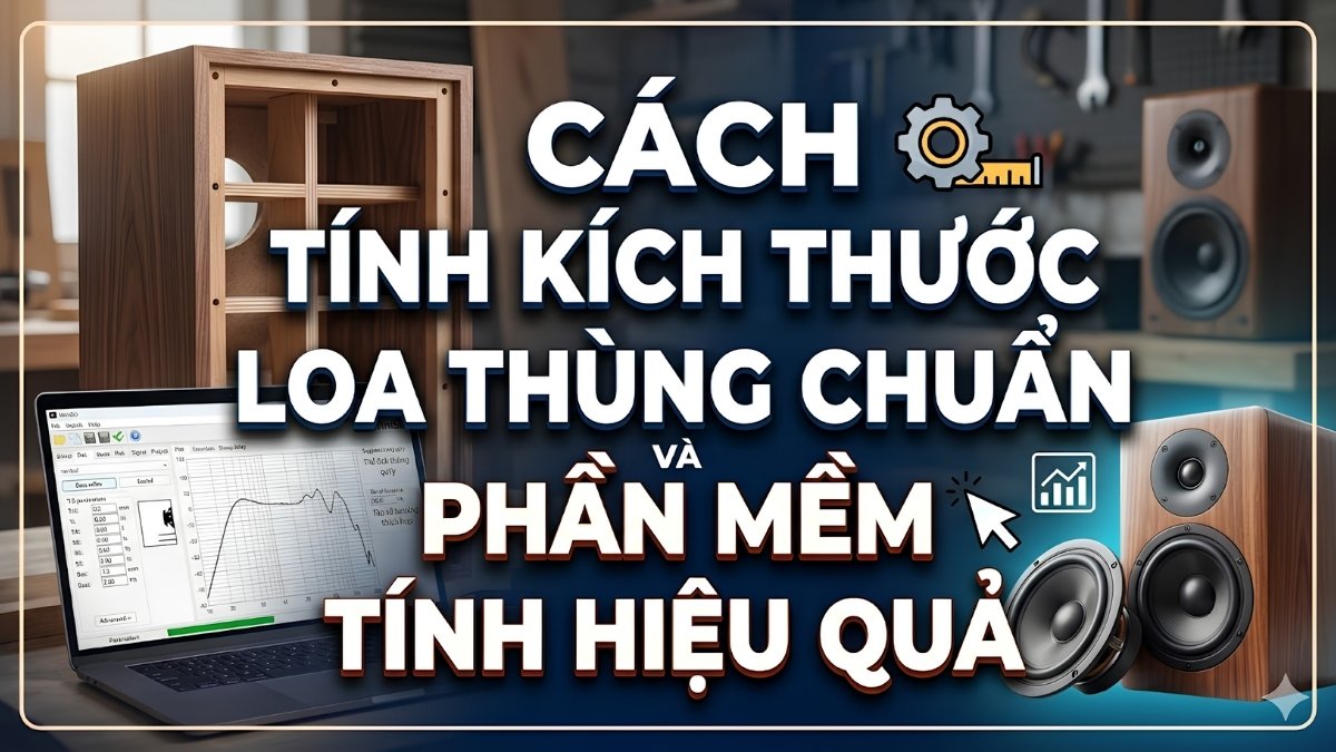 Cách tính kích thước loa thùng và phần mềm tính hiệu quả 
