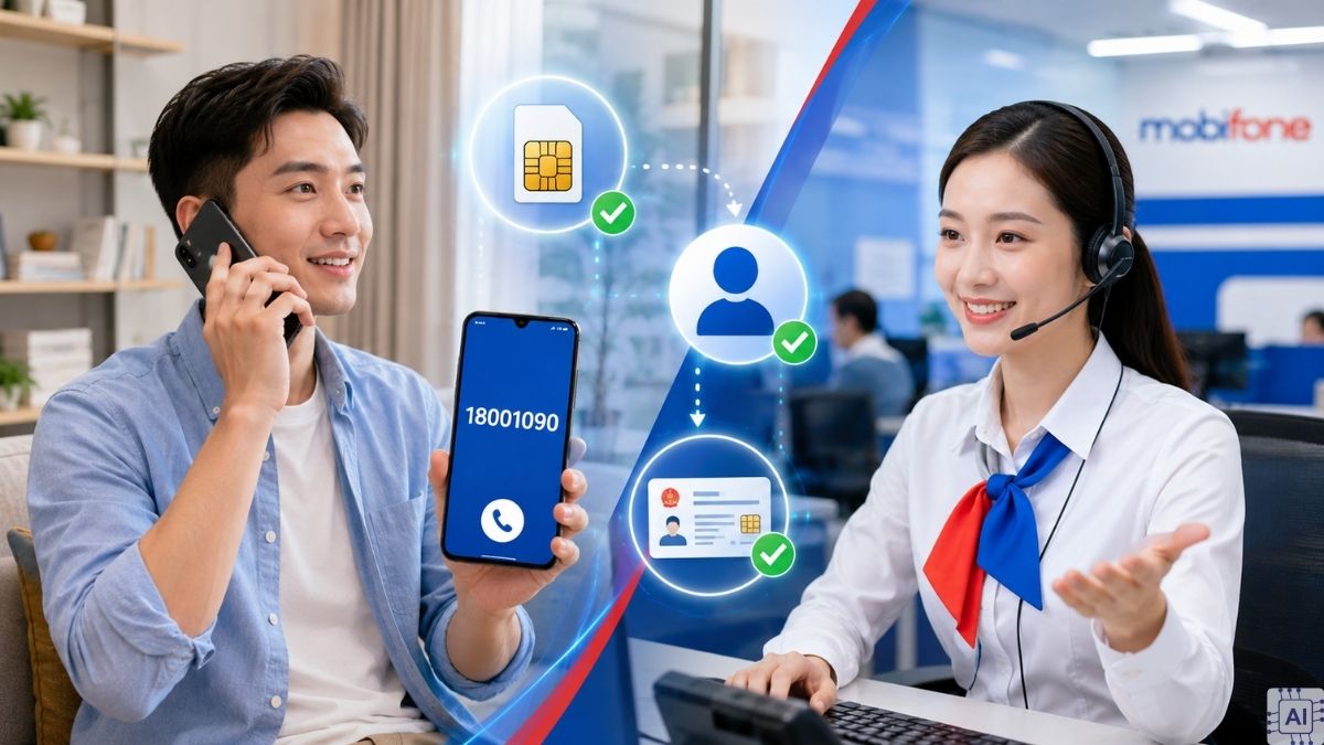 Kiểm tra qua tổng đài MobiFone