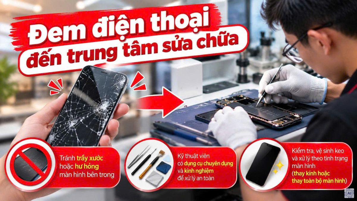 Mẹo bảo vệ màn hình điện thoại tránh nứt vỡ