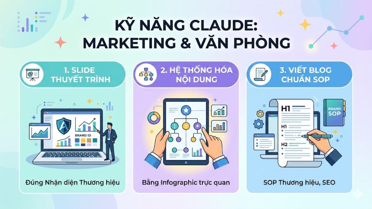 Kỹ năng Claude cho Marketing và Dân văn phòng