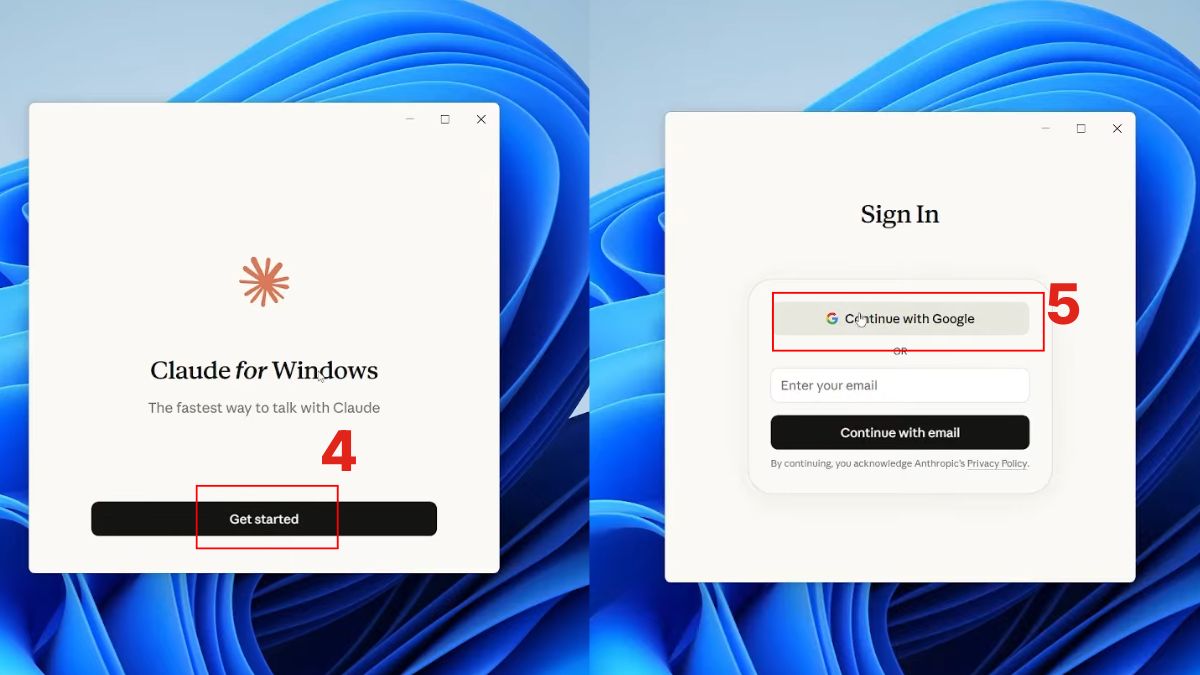cách Cài đặt Claude Desktop và tạo Project Folder bước 2