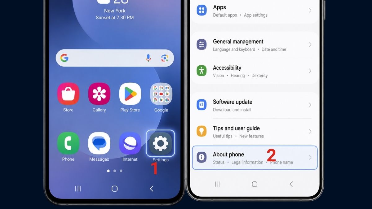 lấy số seri SIM đối với Hệ điều hành Android bước 1
