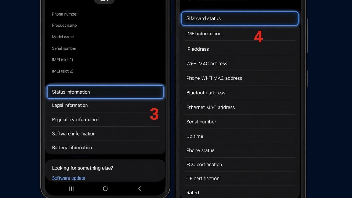 lấy số seri SIM đối với Hệ điều hành Android bước 2