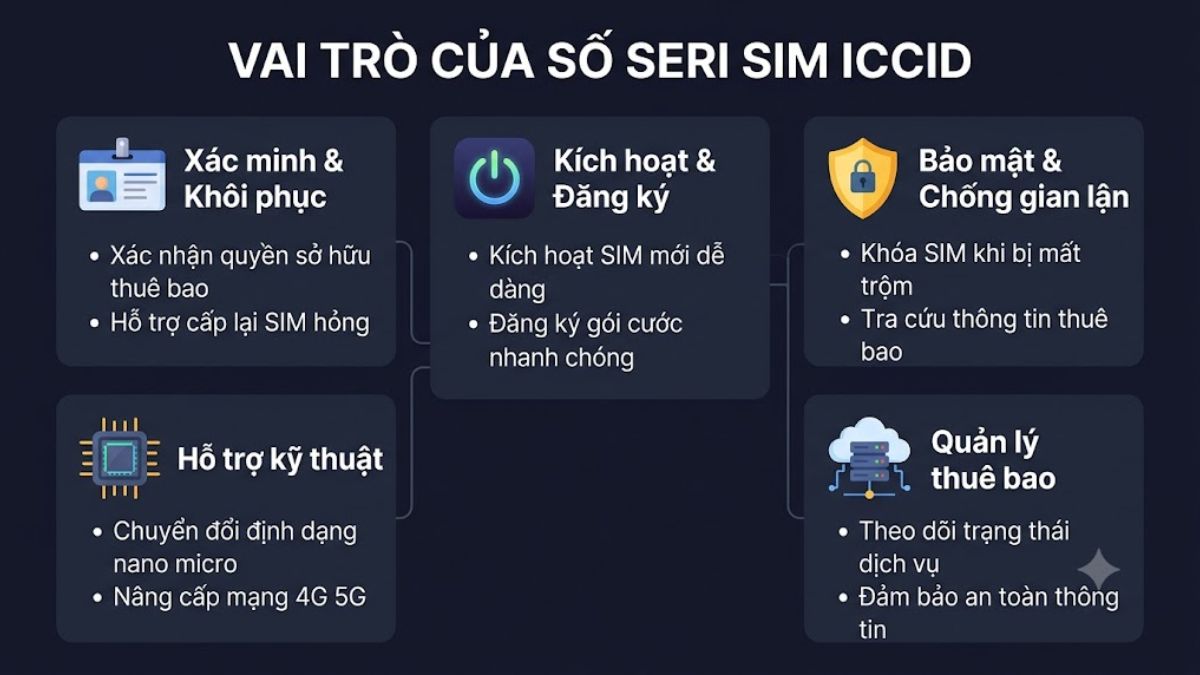 Số seri SIM có tác dụng gì khi sử dụng