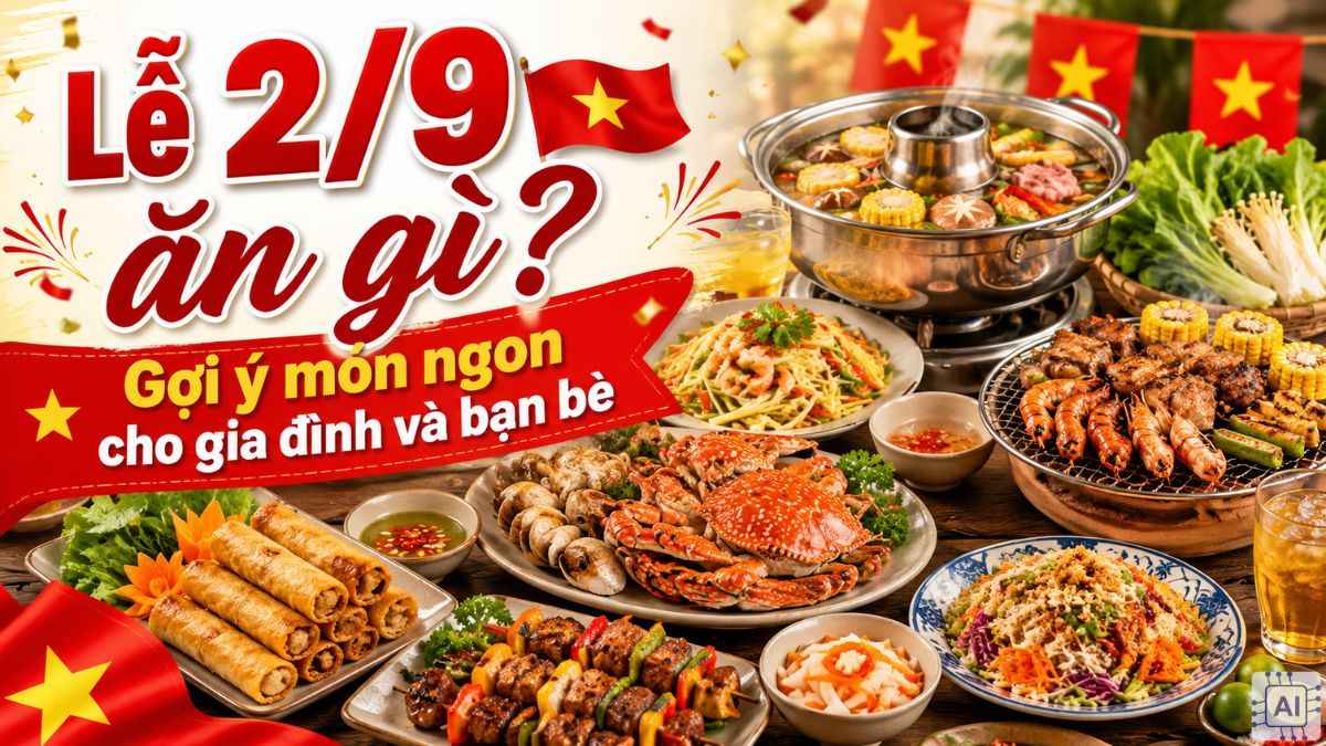 Lễ 2/9 ăn gì? Gợi ý món ngon cho gia đình và bạn bè