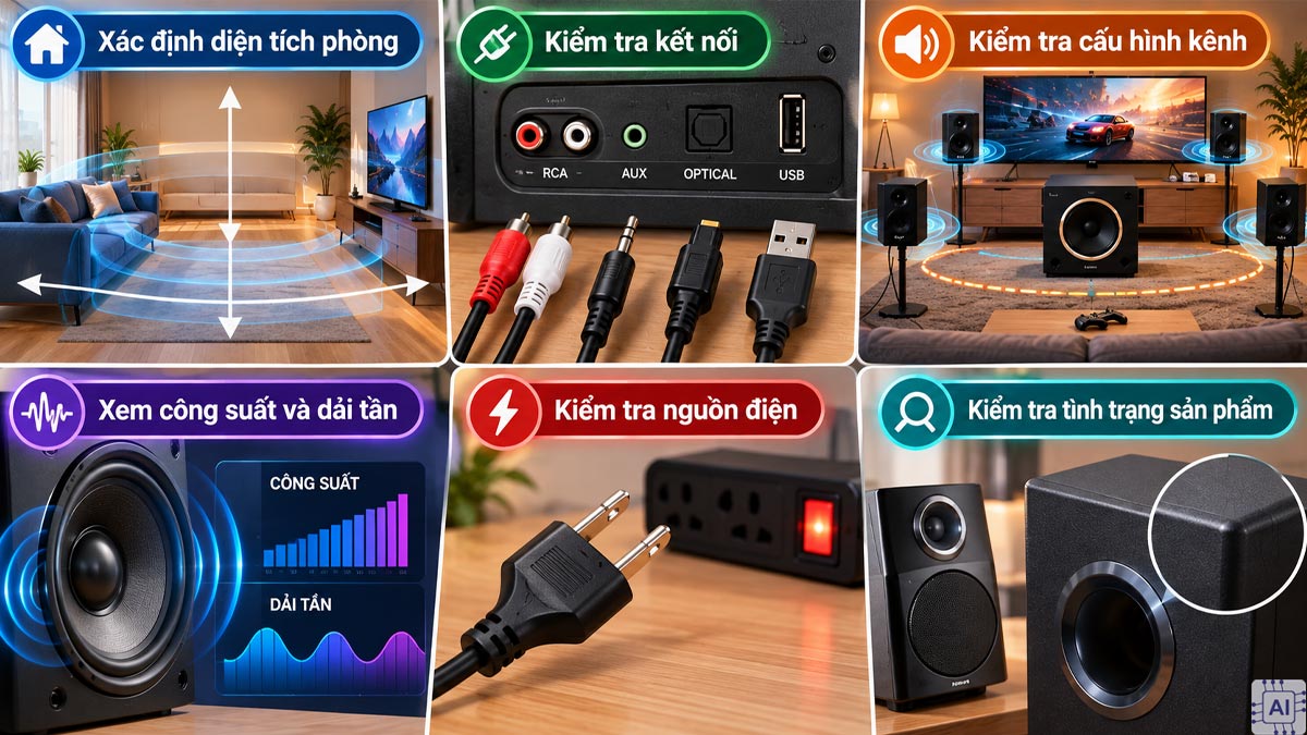 Kinh nghiệm chọn mua loa vi tính 4.1 phù hợp