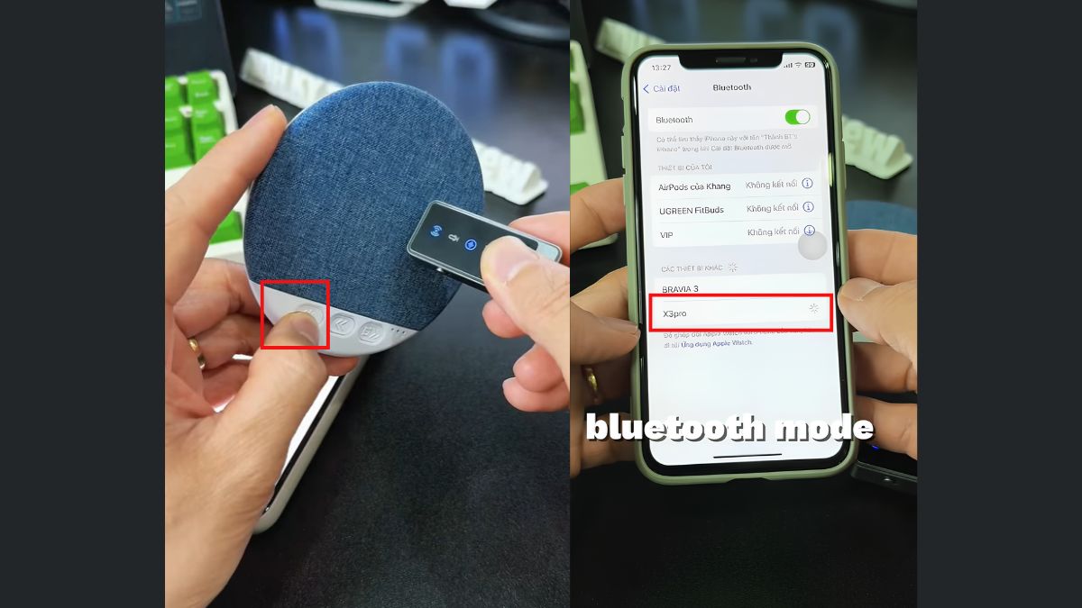 Hướng dẫn sử dụng loa gối cho người mất ngủ bước 1
