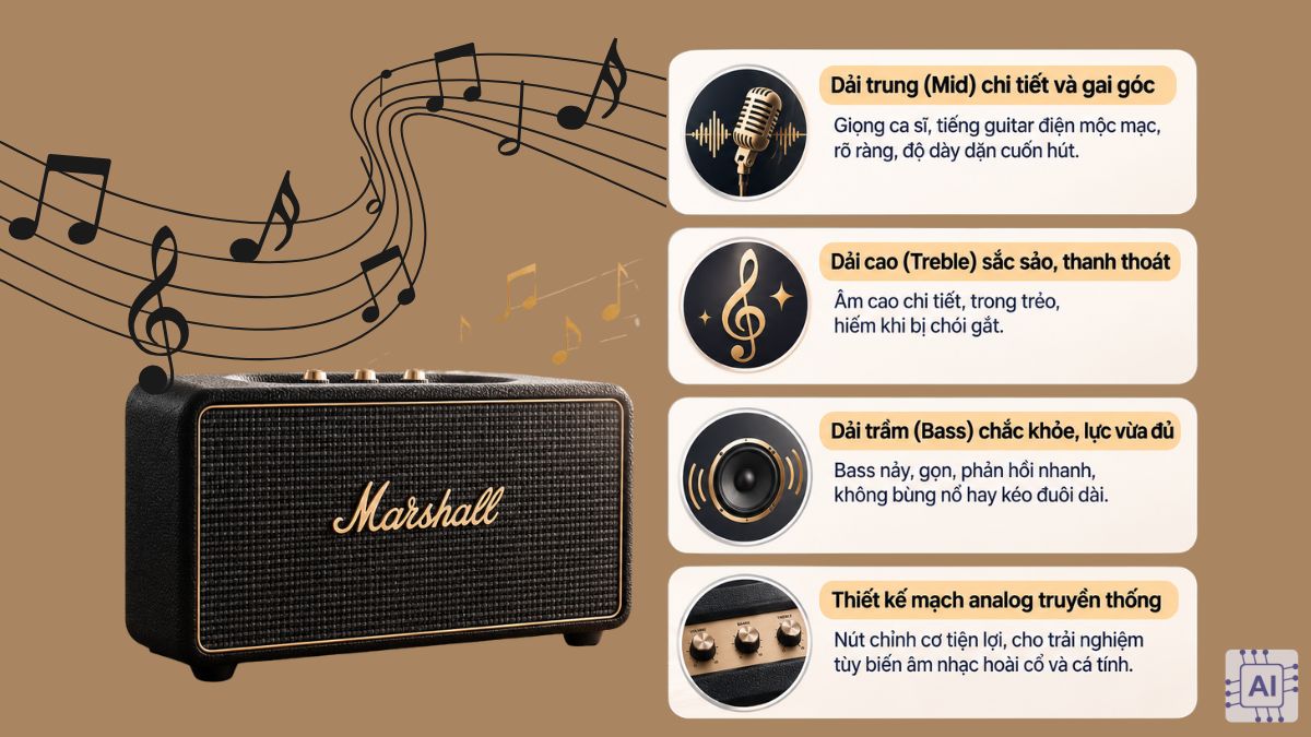Chất âm Marshall có đặc điểm gì