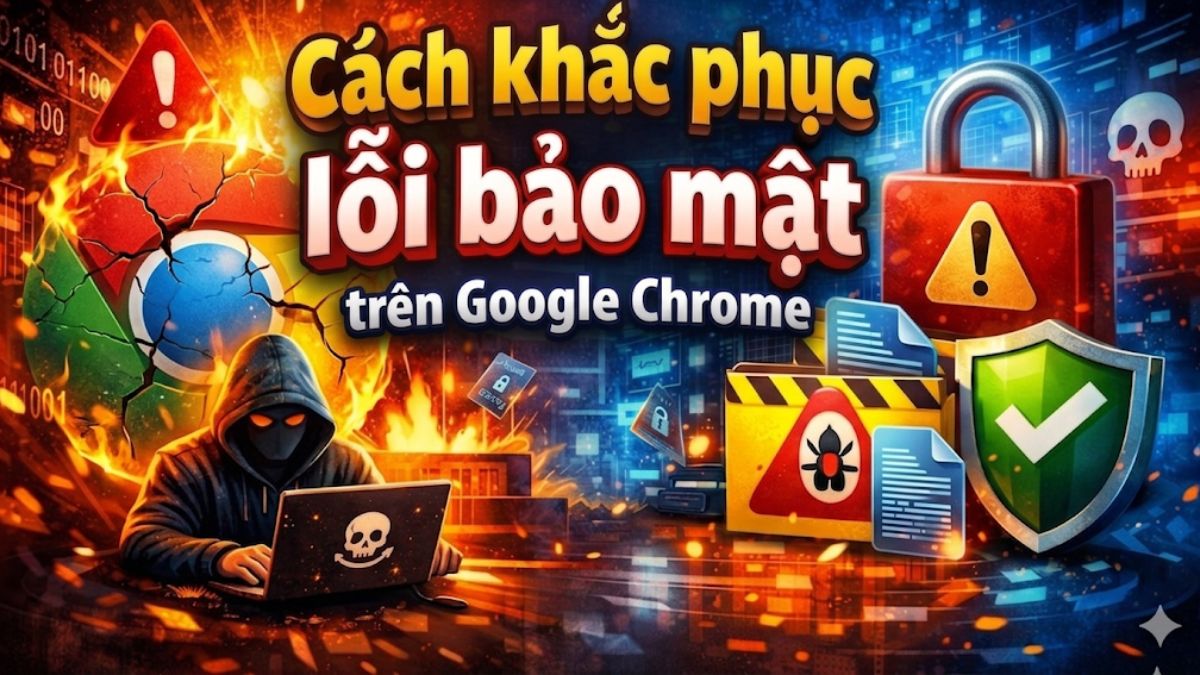 Hướng dẫn khắc phục lỗi bảo mật Chrome nhanh chóng