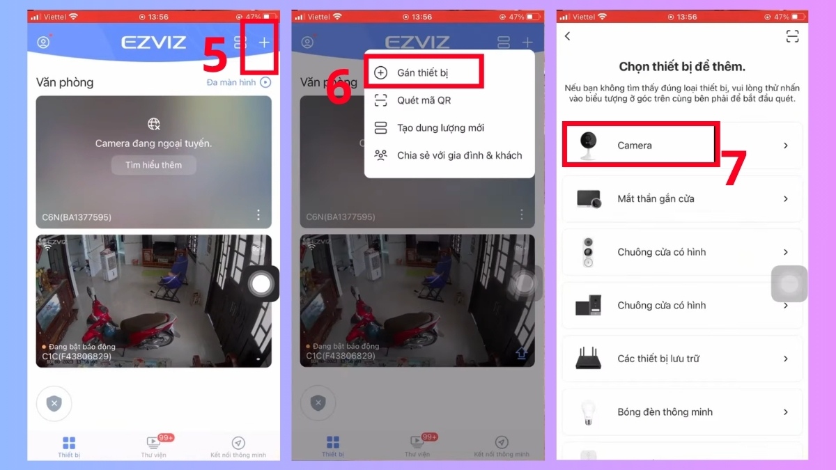 Cách Reset camera Ezviz từ đầu bước 5
