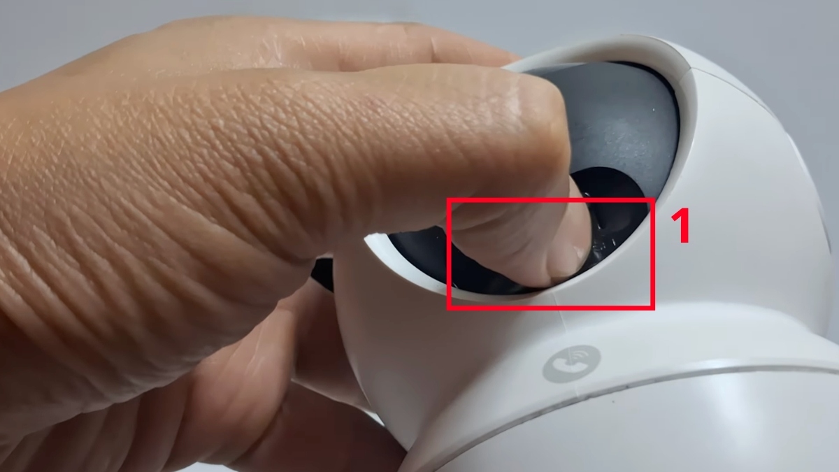 Cách cài lại camera Ezviz khi thay đổi wifi hoặc mật khẩu mới bước 1