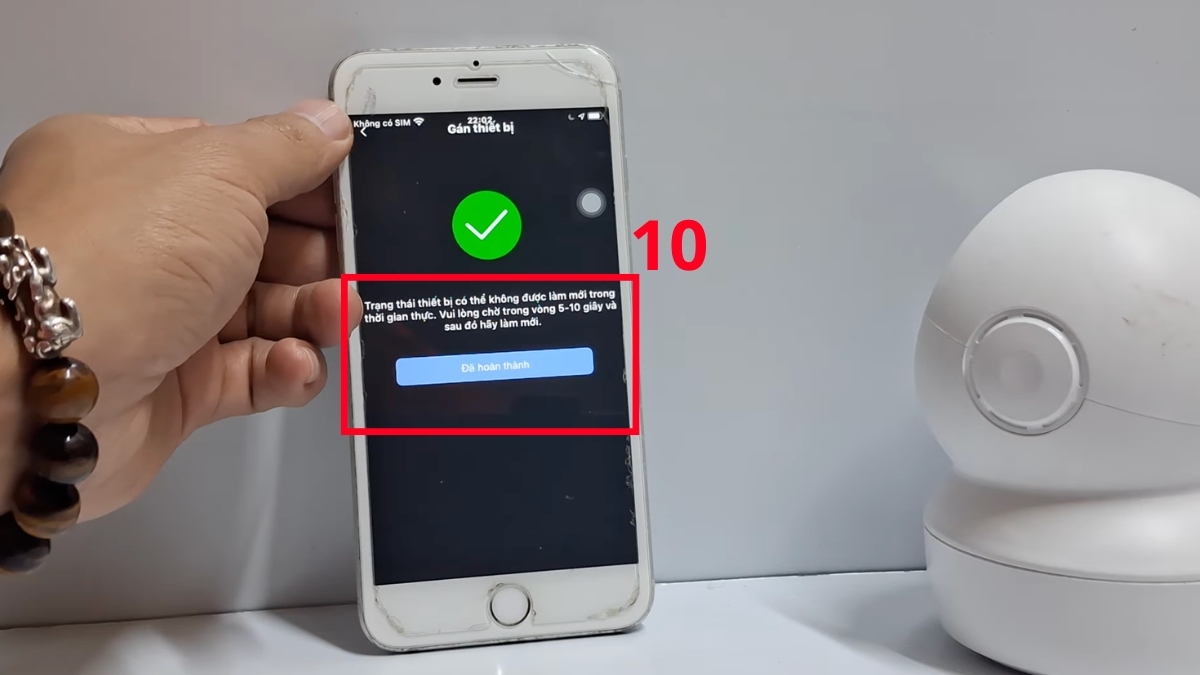Cách cài lại camera Ezviz khi thay đổi wifi hoặc mật khẩu mới bước 5