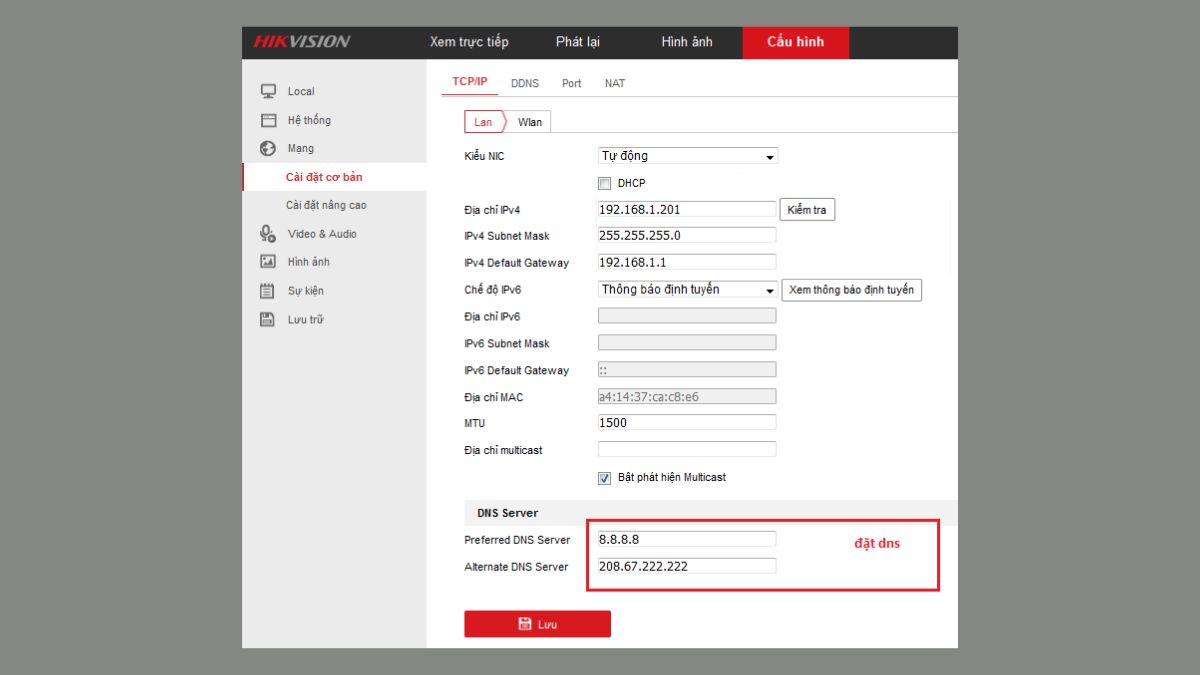 Lỗi DNS hoặc nhà mạng chặn cổng