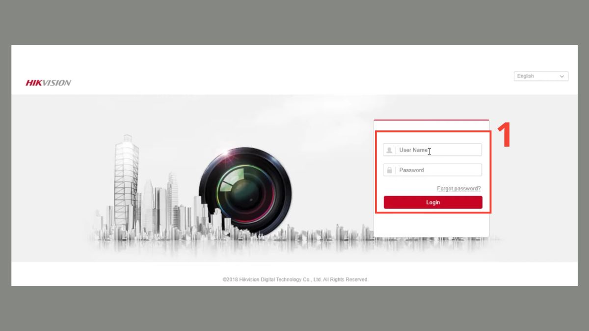 Cách xử lý Chưa kích hoạt hoặc sai cấu hình Hik-Connect bước 1